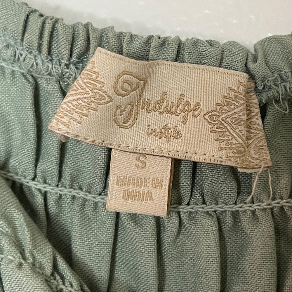 Indulge Instyle Olive green baby Doll Jumper - Picture 5 of 6